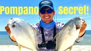 The SECRET to Catching More Pompano Surf Fishing [upl. by Rivard148]