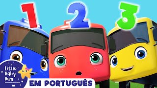 10 pequenos ônibus  TV infantil  Desenhos Animados  Lellobee [upl. by Suk]