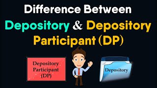 What is Depository and Depository Participant DP  Difference Explained in Hindi [upl. by Beghtol667]