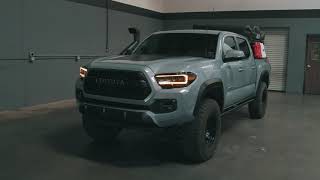 AlphaRex Stepbystep Installation Video for 20162021 Toyota Tacoma Projector Headlights [upl. by Leelahk]