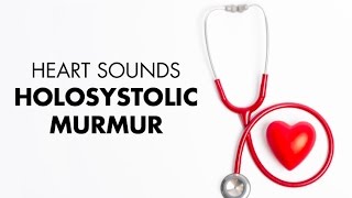 Holosystolic Murmur  Heart Sounds  MEDZCOOL [upl. by Colleen182]