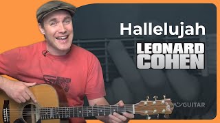 Hallelujah by Leonard Cohen  Easy Guitar Lesson [upl. by Elisabet]