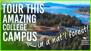 UAS Campus Tour Juneau Auke Bay Alaska [upl. by Otineb]