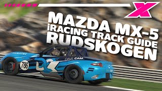 Rudskogen iRacing Track Guide  davecamyt Mazda MX5 [upl. by Aelahs]