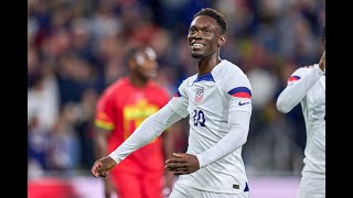 Folarin Balogun  2023 USMNT Highlights [upl. by Silvanus]