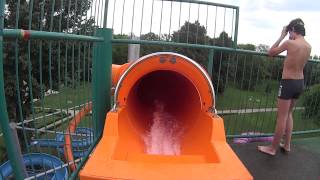 Very Fast Water Slide at Palatinus Aquapark [upl. by Yanel]