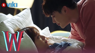 W  EP 7  Lee Jong Suk amp Han Hyo Joo Cuddling in Bed  Korean Drama [upl. by Elisa]