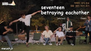 seventeen playing mafia aka seventeen betraying each other eng sub [upl. by Ahsen929]