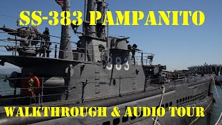 US WWII Submarine Walkthrough amp Audio tour  The USS PampanitoSS383  Balao class [upl. by Othella655]