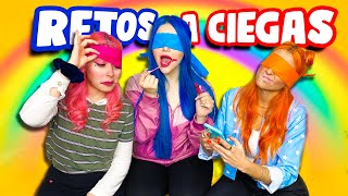 ¡ESTAMOS A CIEGAS 24 HORAS SIN VER CHALLENGE  Coloridas [upl. by Aligna]