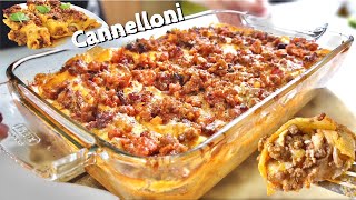 CANNELLONI al Ragù 🍝 piatto della Domenica [upl. by Yeltneb]