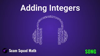 Adding Integers Song [upl. by Aymahs]