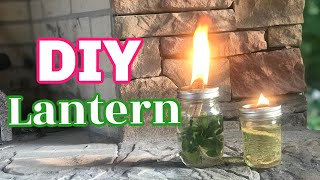 How to Make an Oil Lantern at Home Lamp Oil vs Olive Oil [upl. by Lennard]