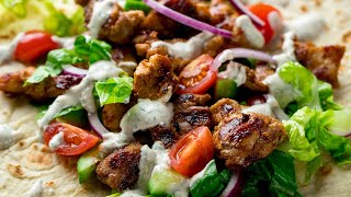 Easy Homemade Chicken Shawarma Recipe  Shawarma Sauce [upl. by Trow250]