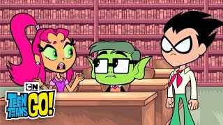 Back to School  Teen Titans Go  Cartoon Network [upl. by Arekahs10]