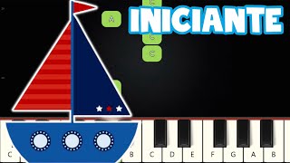 Eu Navegarei  Piano e Teclado Iniciante Nível Fácil [upl. by Akkahs]