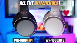 Sony WH1000XM4 vs WH1000XM3  ALL THE DIFFERENCES [upl. by Retniw]