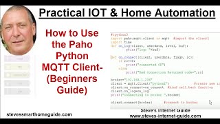 How to Use the Paho Python MQTT Client Beginners Guide [upl. by Adena]