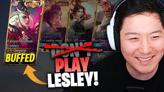 Wow New S tier Marksman Lesley  Mobile Legends [upl. by Brena]