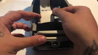 DYMO 450 Labelwriter Troubleshooting Won’t Print Label Orientation Paper Stuck [upl. by Neehahs293]