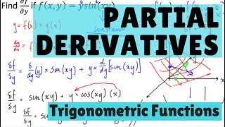 Partial Derivatives  Trigonometric Functions [upl. by Halsted]