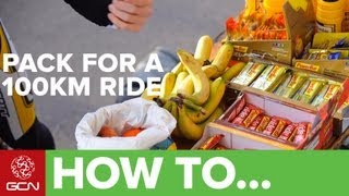 What To Take On A 100km Ride  Cycling Tips [upl. by Aryhs]