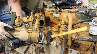 FMTV CAT3116 BIG ENGINE COMPONENTS Removal 70 [upl. by Attebasile533]