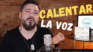 CALENTAR LA VOZ  Rutina de Calentamiento Vocal REVOC  Respirar estirar vocalizar y cantar [upl. by Nerag295]