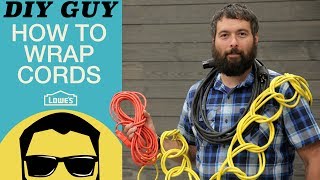 DIY Guy How To Wrap Extension Cords [upl. by Dylan]