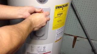 How To Reset The Reset Button On a Electric Hot Water Heater Pretty Easy [upl. by Hardunn31]