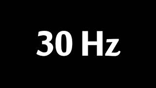 30 Hz Test Tone 10 Hours [upl. by Mazur]