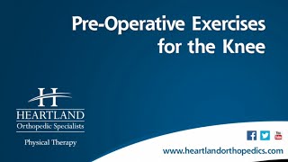 PreOperative Exercises for Total Knee Replacement [upl. by Zaslow]