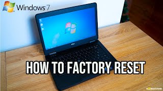 How to easily Factory Reset a Windows 7 PC [upl. by Albrecht]