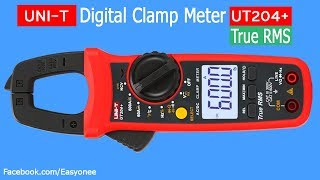 UNIT UT204 Digital Clamp Meter True RMS 600A Unboxing  Test [upl. by Ygiaf]