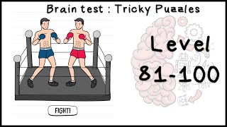 Brain test level 81  100 walkthrough AndroidIOS [upl. by Anele396]