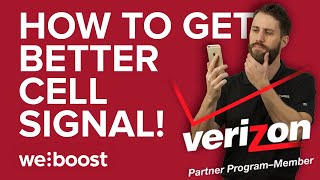 How to Improve amp Boost Cell Phone Signal for Verizon  weBoost [upl. by Lemrahc]