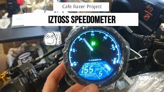 Iztoss Speedometer Wiring Installation and Fabrication  Cafe Racer Project [upl. by Ahk]