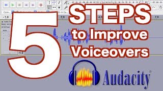 5 STEPS to Improve Your VOICEOVER in Audacity [upl. by Nylesaj541]