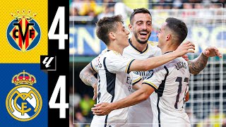 Villarreal 44 Real Madrid  HIGHLIGHTS  LaLiga 202324 [upl. by Dwyer]