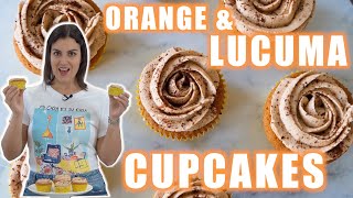 Orange amp Lucuma Cupcakes  Eating with Andy [upl. by Miranda622]