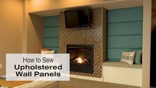 How to Make Upholstered Wall Panels [upl. by Branch]