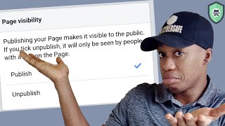 How To PUBLISH an Unpublished Facebook Page in 2022 [upl. by Airamalegna]