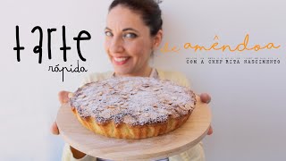 Tarte Rápida de Amêndoa em 5 minutos [upl. by Staffan]