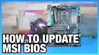 How To Update BIOS on an MSI Motherboard [upl. by Giffer]