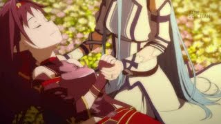 Sword Art Online 2  Yuukis Death English Dub [upl. by Enuahs]