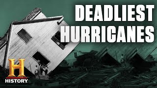 Deadliest Hurricanes in US History  History [upl. by Legra]