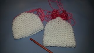 quotHow to Crochet a Preemie Hatquot 152lbs [upl. by Aroz58]