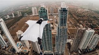 GoPro Roberta Mancino Wingsuits Through Panama City Skyline [upl. by Yelwah]