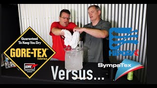 Is GoreTex Worth It Waterproof Comparison Test [upl. by Hoo48]