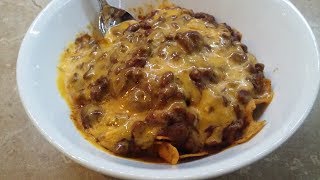 Easy Chili Cheese Frito Pie Recipe [upl. by Atrahc]